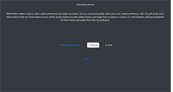 Desktop Screenshot of pollandmatch.com